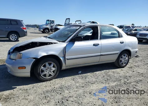 2001 Suzuki Esteem Gl из США, поврежденный, VIN JS2GB41S215208522